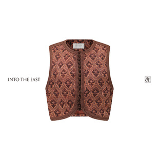 Into The East己印盾花盘扣小马甲