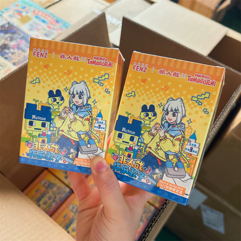 正版授权《非人哉×拓麻歌子》联名系列马口铁徽章盲抽二次元周边