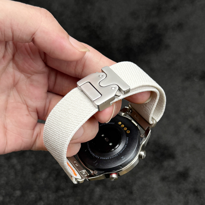 幺诺华为watch帆布降落伞尼龙带