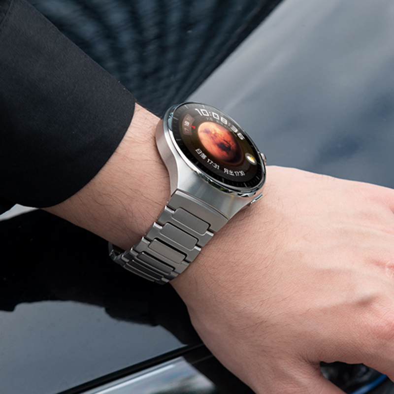 幺诺适用华为watch5/4pro钛金属