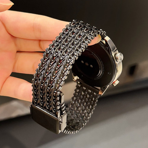 幺诺华为watch5/4网格镂空磁吸带