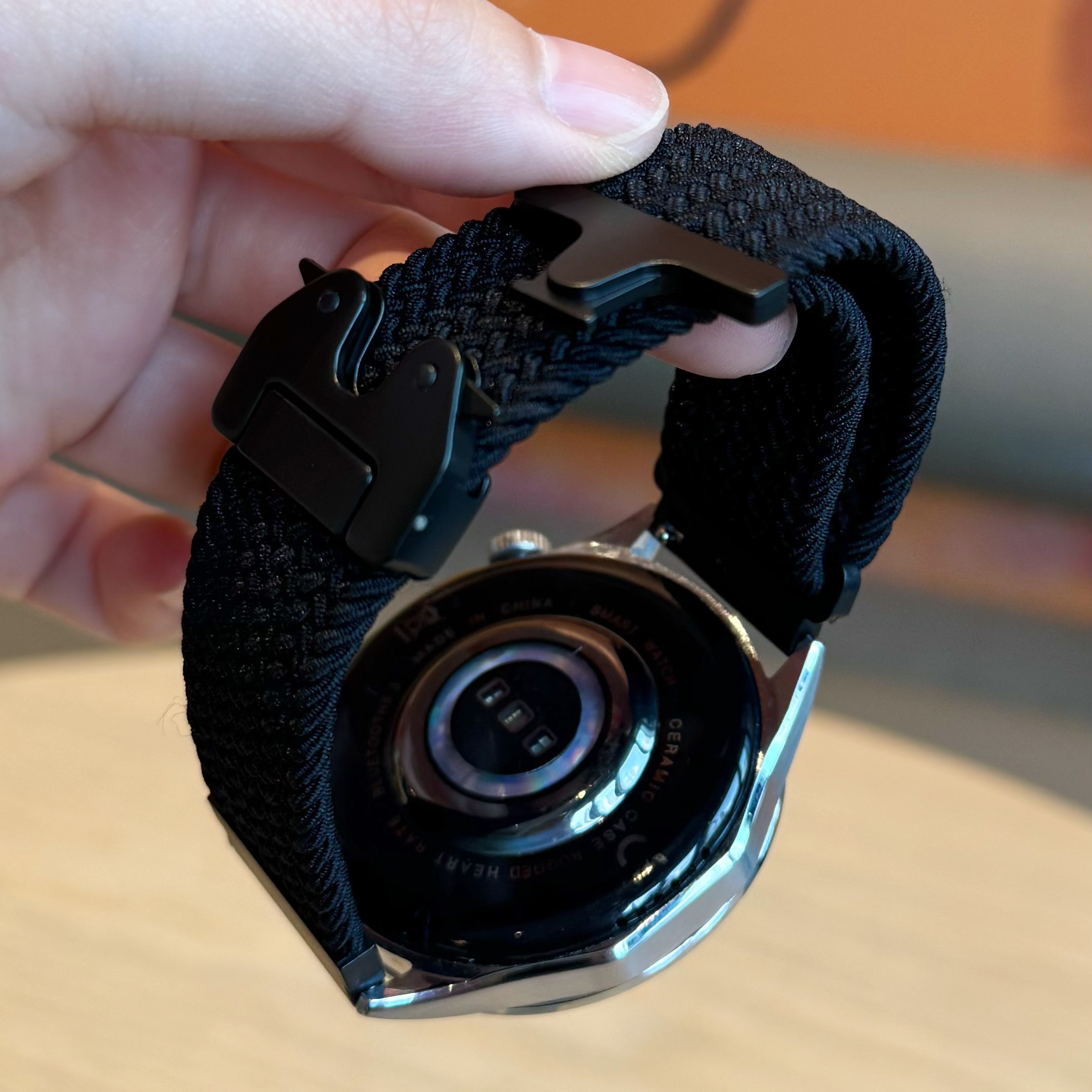 适用华为GT5/GT4表带gt3pro新款watch4/4pro高级智能运动watch3pro编织尼龙降落伞扣荣耀替换带22mm腕带非凡