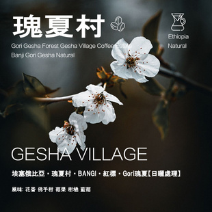 埃塞俄比亚瑰夏村BANGI红标Gori瑰夏日晒处理咖啡豆手冲单品咖啡