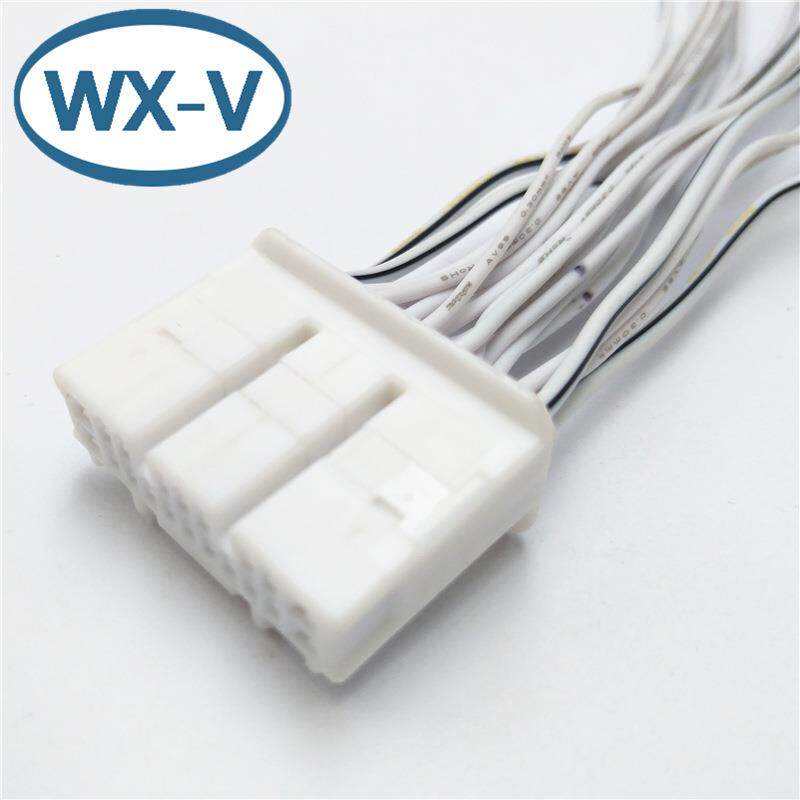 6098-5622 线束AMP接插件 汽车防水插头线 对接头 282080-1 带线