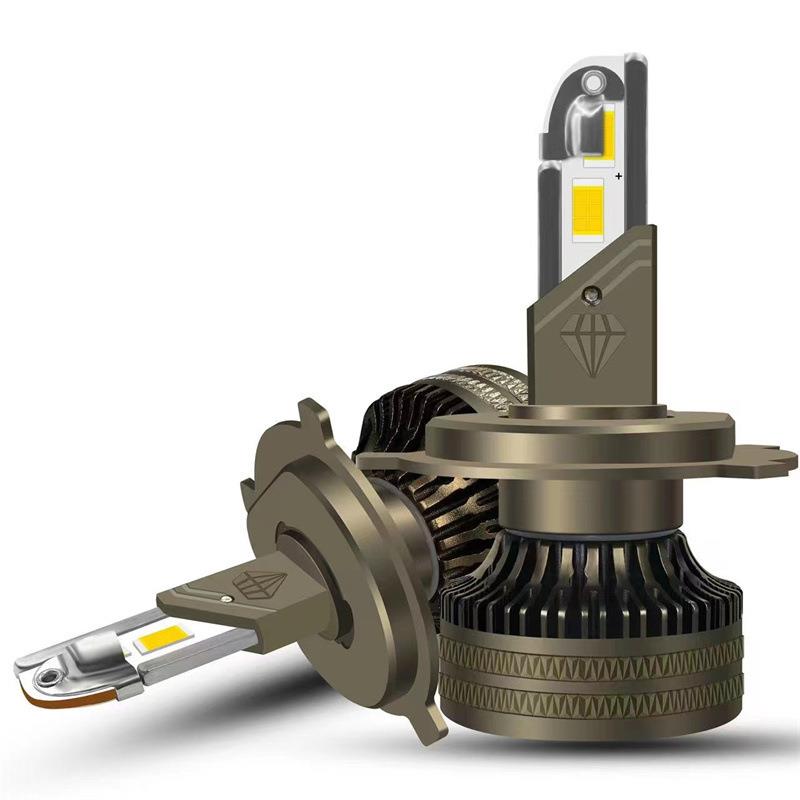 汽车led车灯H1H7H49005 9006 9012发光高亮汽车LED大灯前照灯改装