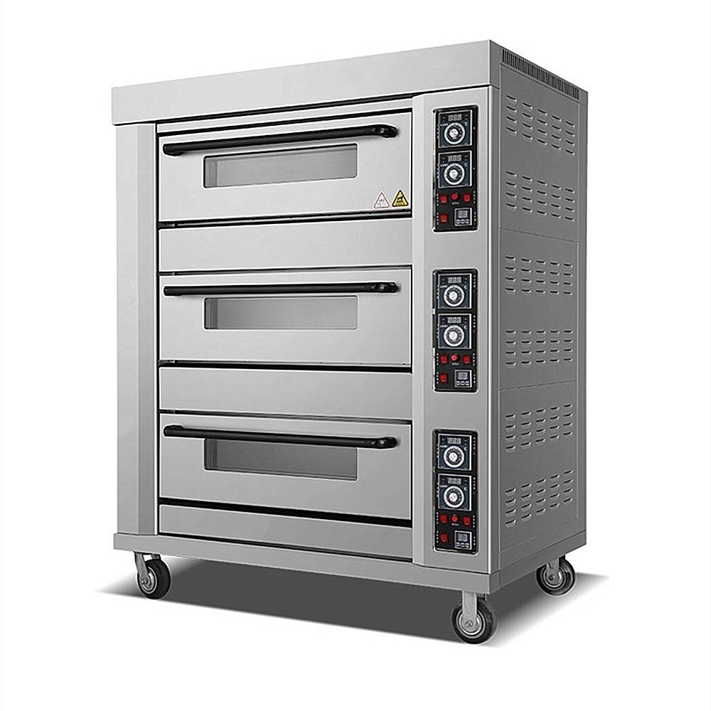 大容量商用电烤箱 三层六盘蛋糕烤箱 烘焙设备Bakery equipment