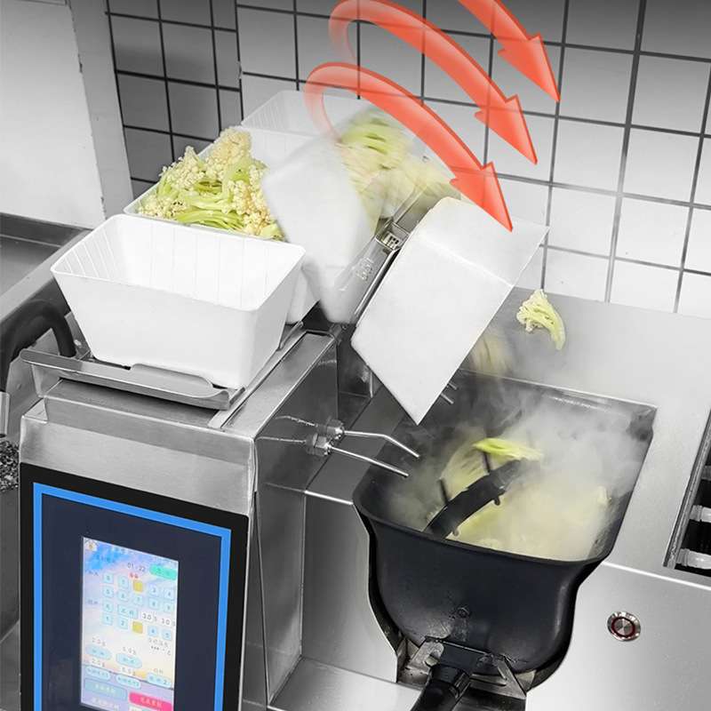 赛米控商用智能炒菜机餐厅用AI全自动投料炒菜机器人多功能炒饭机