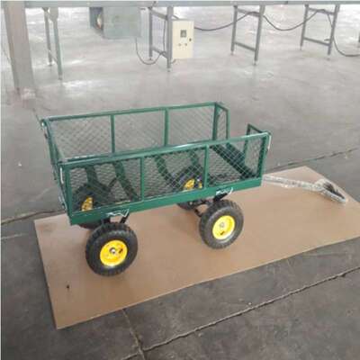 园林工具网车 花卉园艺工具车 花园多功能可折叠清扫车