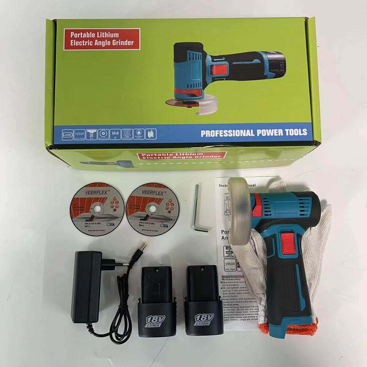 无刷18V迷你锂电打磨机手磨机小型手柄充电家用抛光机打电动角磨