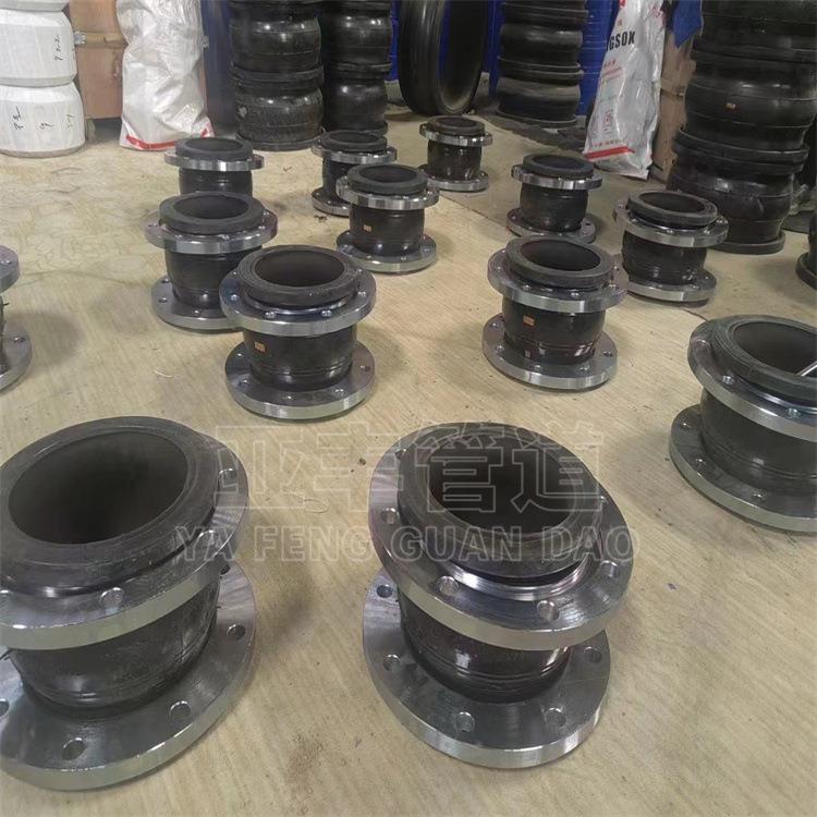 厂家减震弹性接头 不锈钢法兰柔性橡胶接头 丝扣橡胶软连接