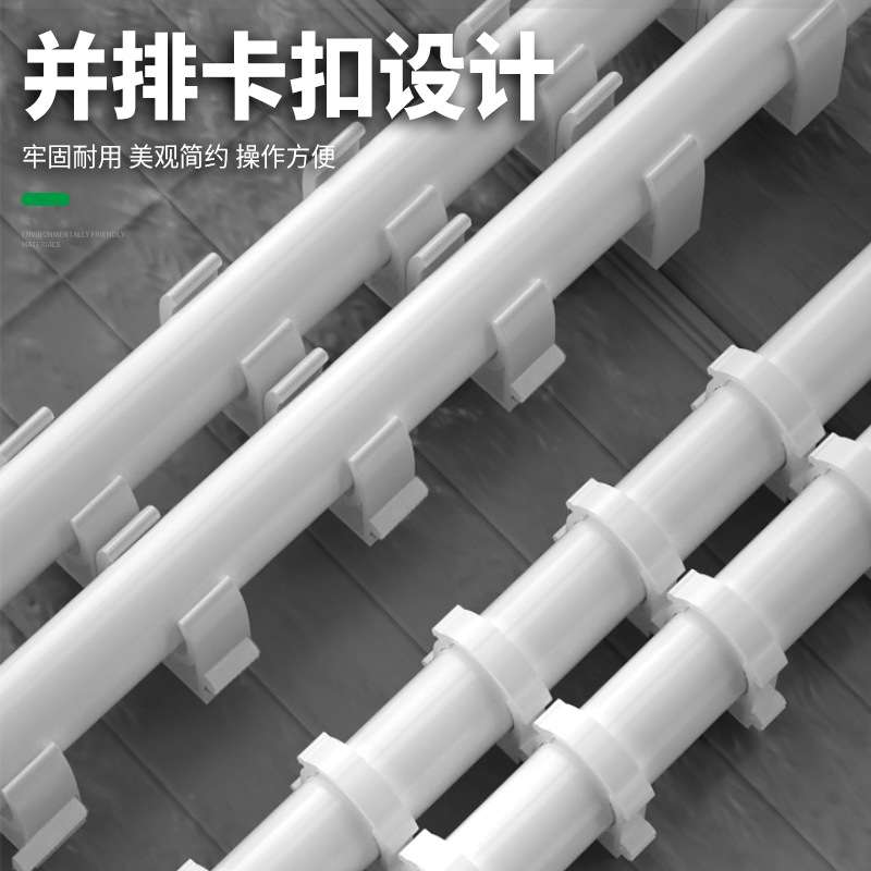 PPR水管固定卡扣管卡4分6分1寸管夹U型管卡带脚扣卡水管配件大全
