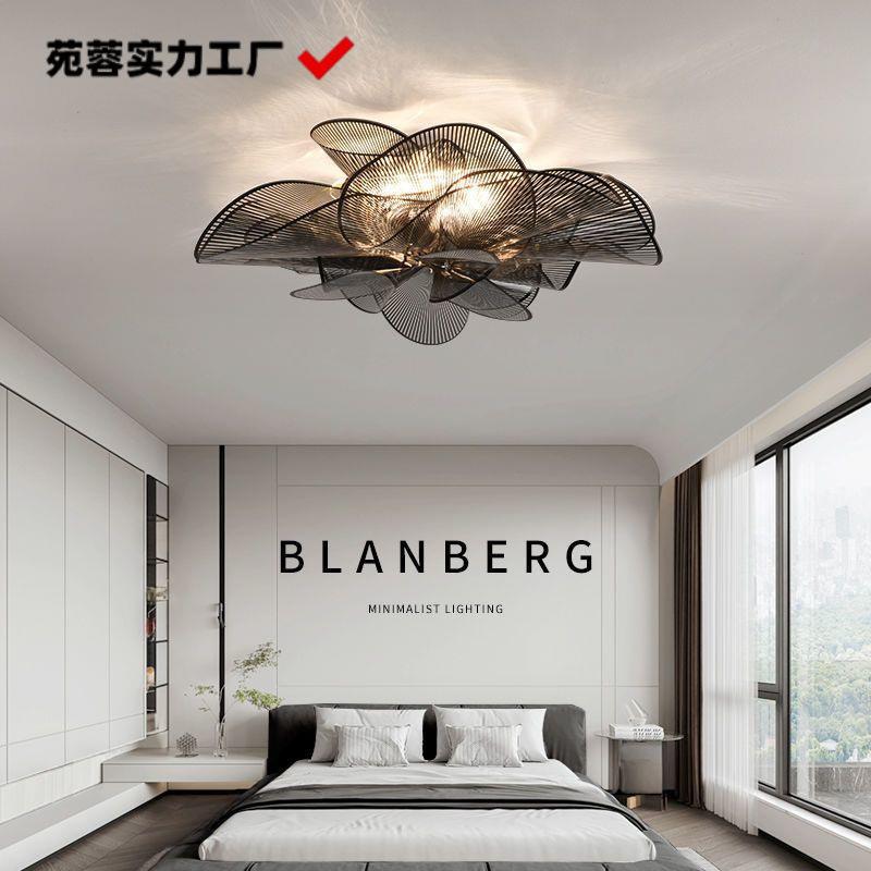 花瓣吸顶灯意大利设计师客厅主灯意式高级感温馨创意艺术大厅灯具