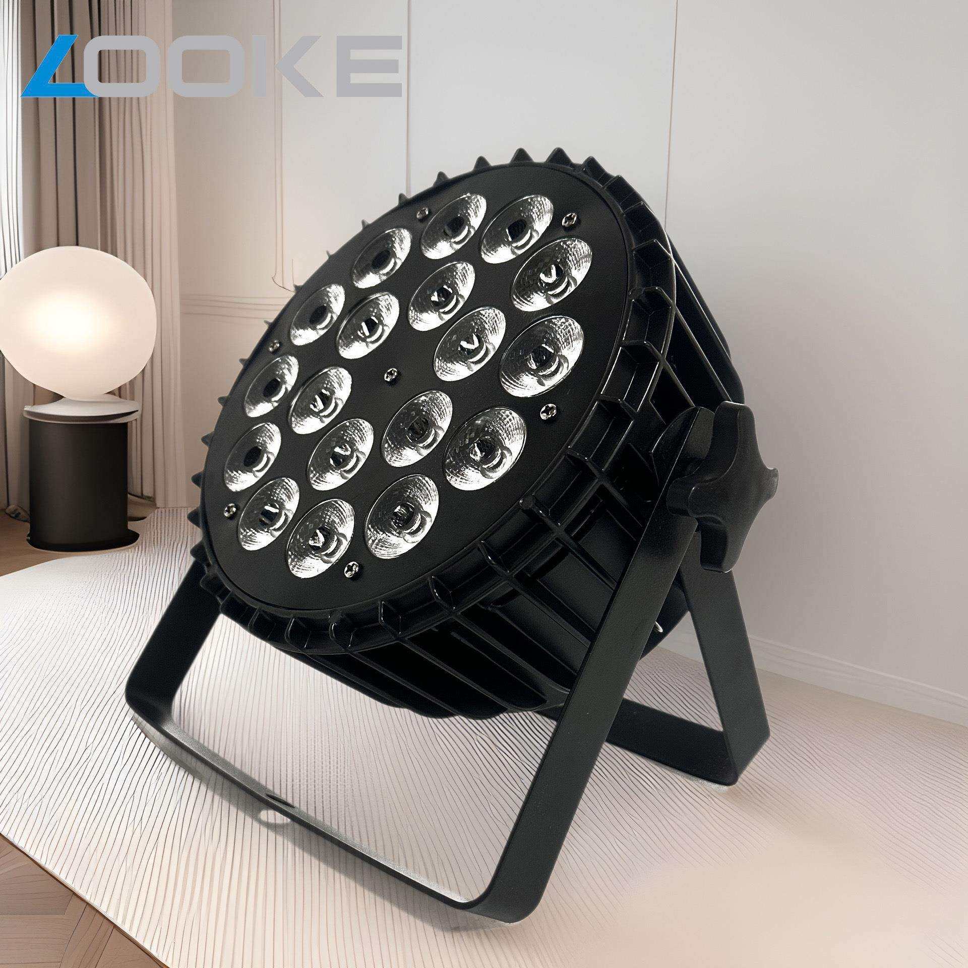 热销18颗四合一扁帕灯大机箱led舞台演出酒吧KTV灯光全彩全彩变光