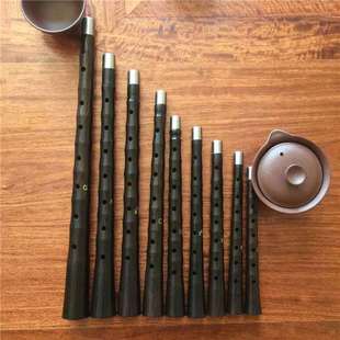 新艺演奏专业乌木黑檀木唢呐乐器全套调调初学者入门大小号唢呐