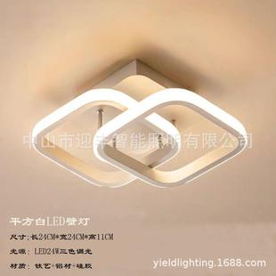 入户过道走廊灯北欧简约玄关衣帽间led吸顶灯阳台门厅灯具