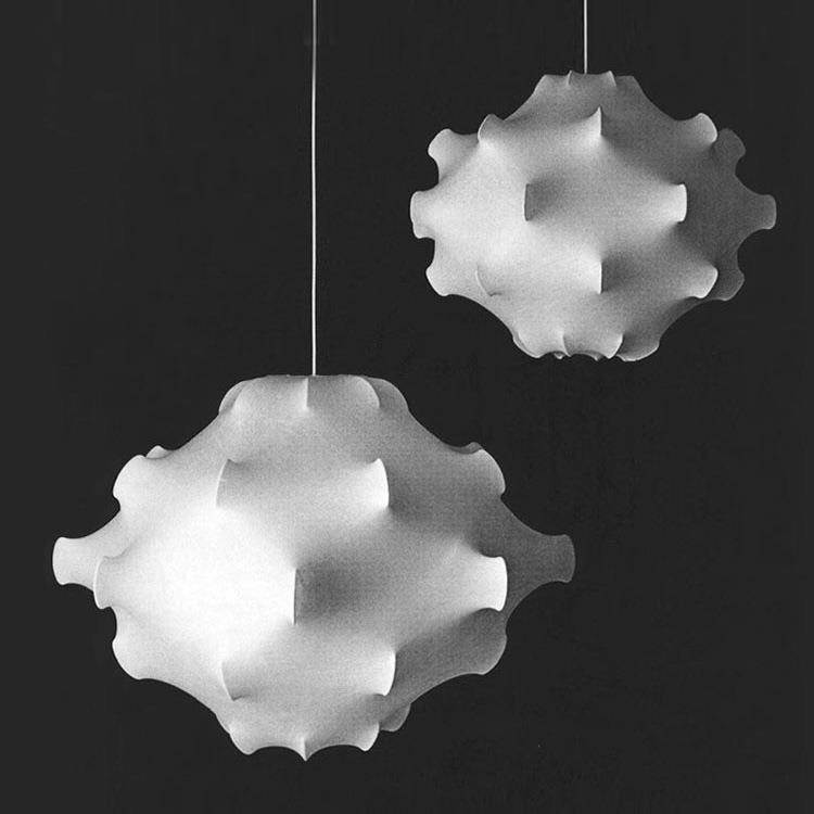 意大利FLOS客厅蚕丝吊灯书房卧室法式设计师样板房复古个性艺术灯