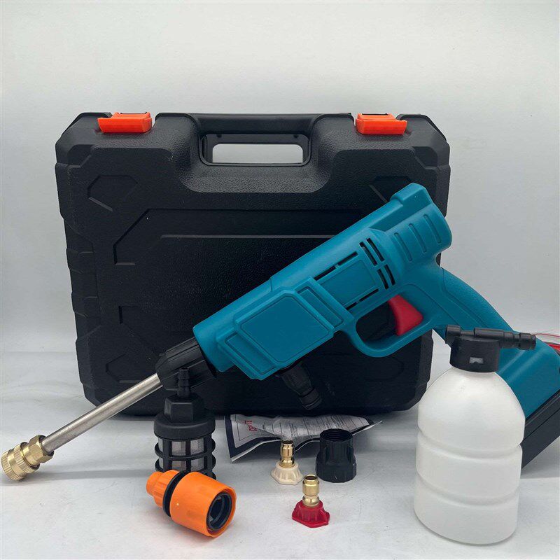 新款锂电池无线洗车水枪车用高压 充电便携式迷S你洗车机电动洗车