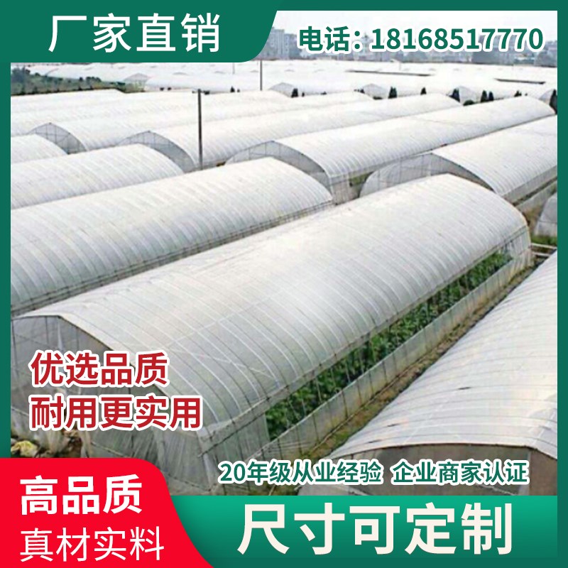 大棚钢管蔬菜大棚骨架镀锌钢管种植养殖连L栋连体温室避雨单体大