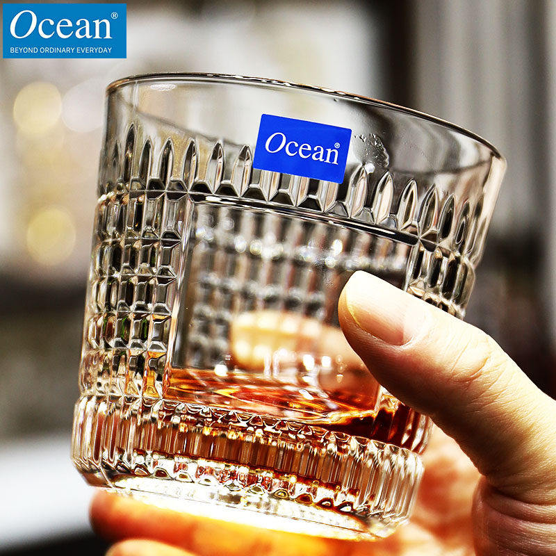 泰国进口威士忌酒杯水晶玻璃洋酒杯XO酒杯啤酒杯高级感水杯套装