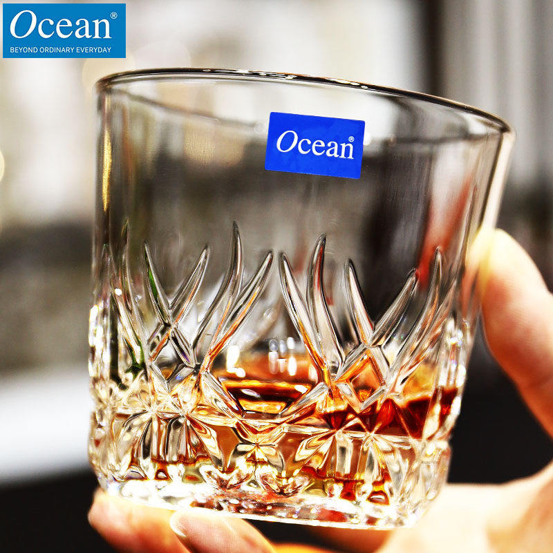 泰国进口威士忌酒杯水晶玻璃洋酒杯XO酒杯啤酒杯高级感水杯套装