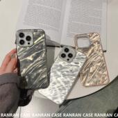 iPhone16高级感15 奢华闪钻镜头框适用苹果17pro max手机包新款