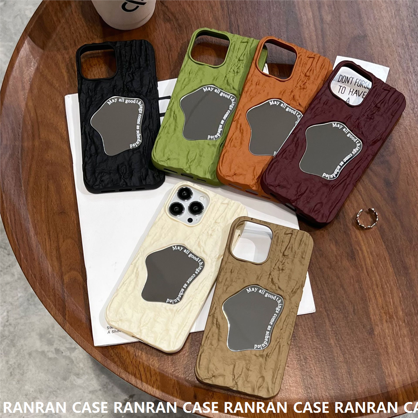 小众风褶皱镜子壳适用苹果17手机包iPhone16pro max新款14/15磨砂,运动包/户外包/配件,钱包,淘宝优惠券,粉丝福利购,淘宝优惠卷