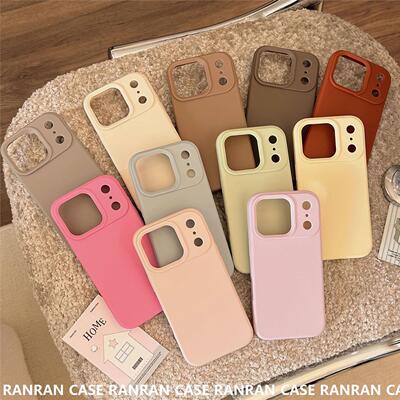 ins纯色简约iPhoe17ProMax手机壳