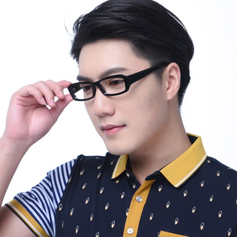 全框近视眼镜框 男 女 鼻托板材眼镜架 平光眼镜  宽镜腿 时尚