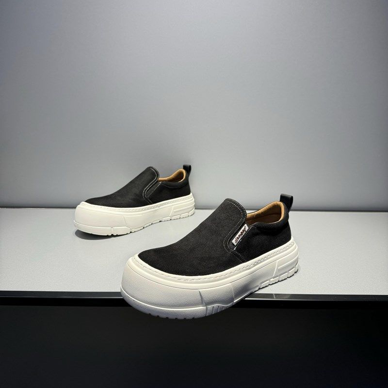 净版大头男鞋潮流帆布懒人一脚蹬板鞋夏季透气软底舒适休闲鞋子男,流行男鞋,休闲板鞋,淘宝优惠券,粉丝福利购,淘宝优惠卷
