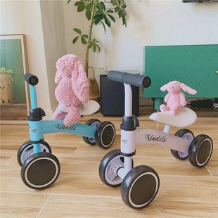 3岁学步溜溜车扭扭车 儿童无脚踏学步滑行自行车 超值 上R0