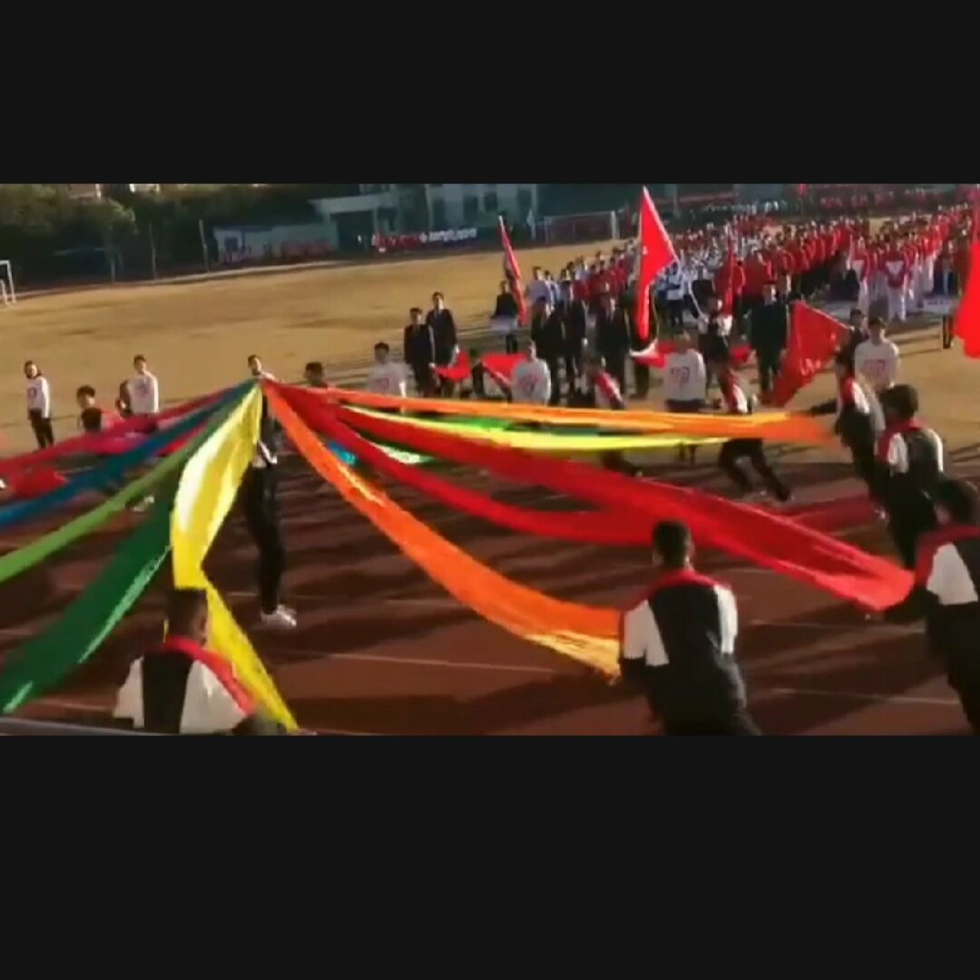 红绸带彩带舞蹈绸子大红绸布七彩色绸带加M厚绸缎大型运动会道具