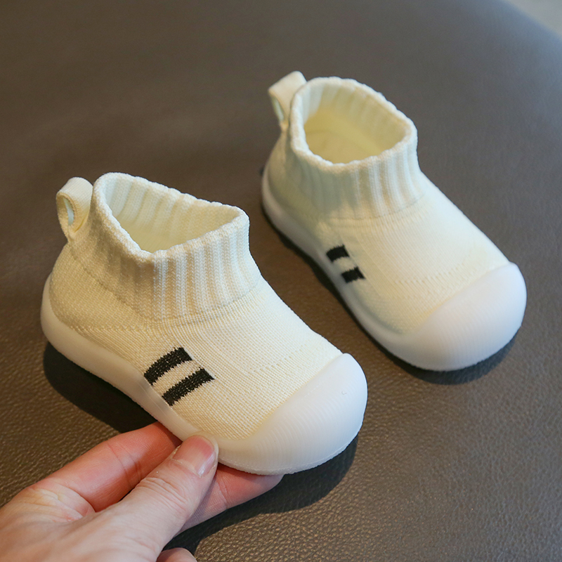 春季宝宝学步鞋0软底1婴幼儿棉鞋子加绒一岁2男Q女小童3春秋袜子