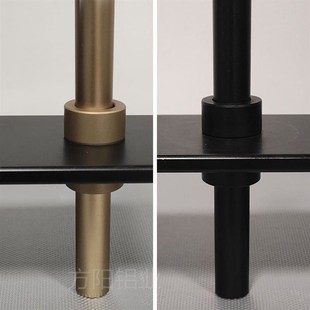 铝合金圆管置物架悬挂顶天立地立柱杆式书架极简吊杆收纳架金属管