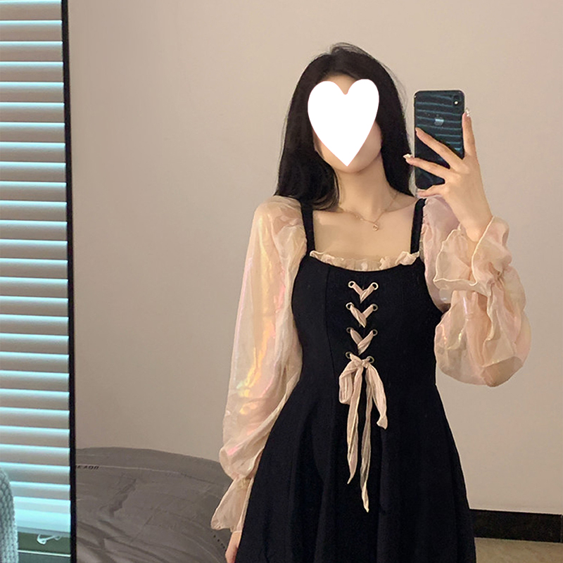 泳衣女款a夏微胖女孩保守显瘦遮肚长袖大码胖mm遮肉分体带胸垫梨