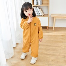 宝宝爬爬服防脏耐磨连体衣宝宝罩C衣防水宽松男女婴儿户外爬行服