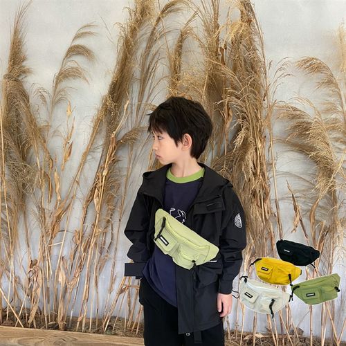 简约休闲儿童斜挎包男童背包时尚小包包潮挎肩帅气胸包小钱包腰包