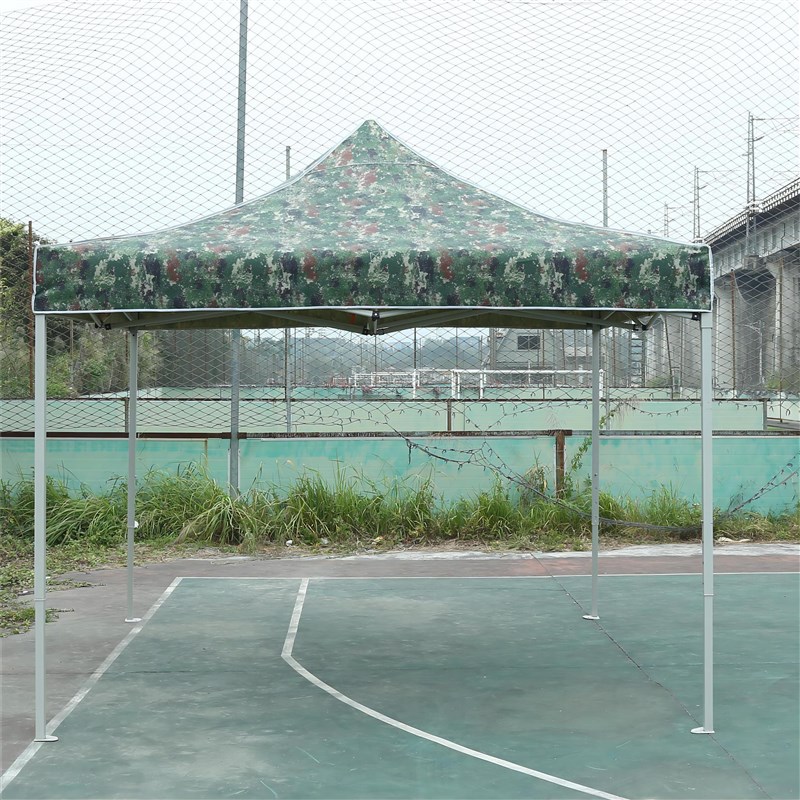 工厂销售新款21式户外迷彩帐篷四角折叠伸缩帐篷遮阳棚雨棚