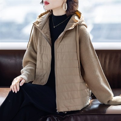 妈妈冬装夹棉棉服外套洋气上衣夹克棉衣50多岁中老V年人女士小棉