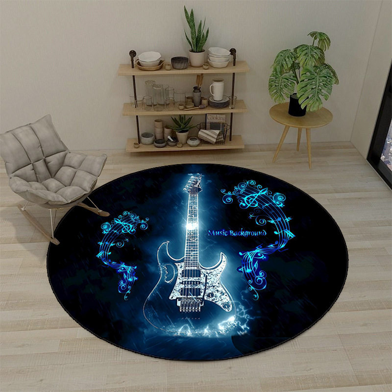 架子鼓地毯沙发茶几地毯圆形阳台吊篮坐椅脚垫书房电脑椅地垫