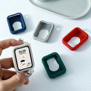 8替换高级感男款 适用小米手环8pro手表液态硅胶保护壳9pro防护保护套NFC防磕碰防摔智能时尚 运动配件女生新款