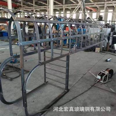 热镀锌钢爬梯护笼污水井铁梯子不锈钢15J401图集基坑爬梯斜梯