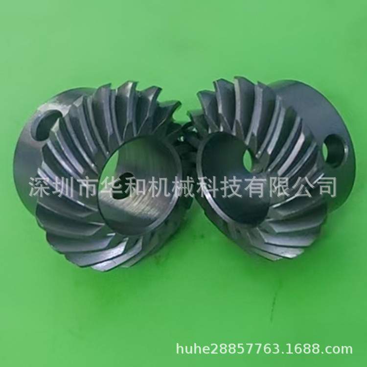 1.5M模螺旋锥形齿轮齿数19速比1:1 90度转向伞形齿轮模型齿轮配件