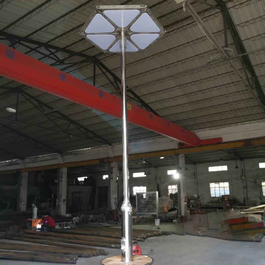 太阳能发光充电坐椅智能手机充电桩避雨路景观灯杆商场景观照明