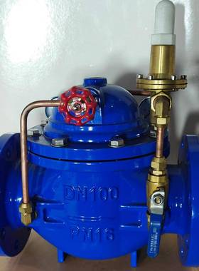 200X先导式减压阀法兰铸铁水力控制阀自来水可调压稳压DN40-DN900