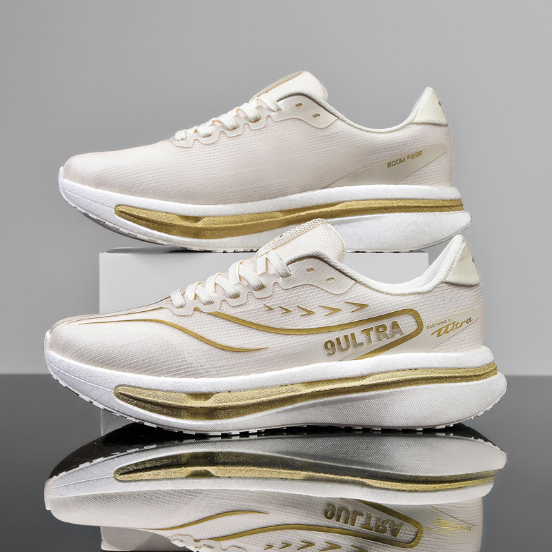 户外跑步鞋缓震回弹运动休闲鞋轻便透气旅游厚底情侣款慢跑鞋潮鞋