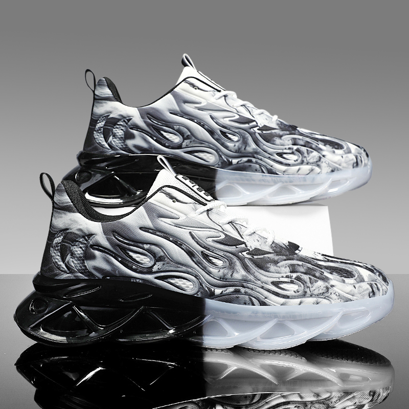 莆田运动鞋男款秋季初中学生潮流2025新款跑步鞋软底潮牌老爹鞋子