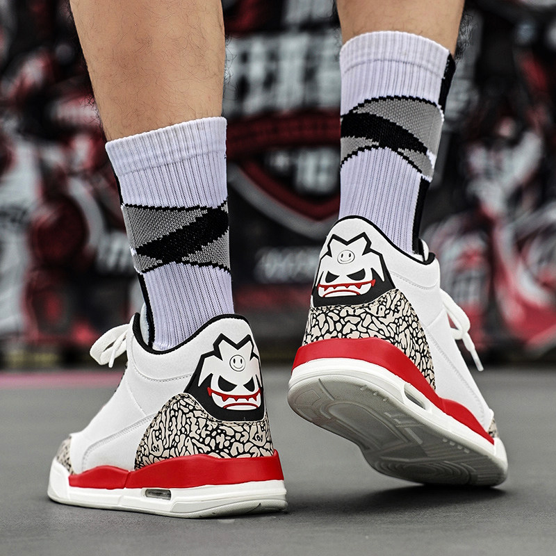 秋季男鞋高帮鞋2025新款青少年aj篮球球鞋男款增高休闲运动平板鞋