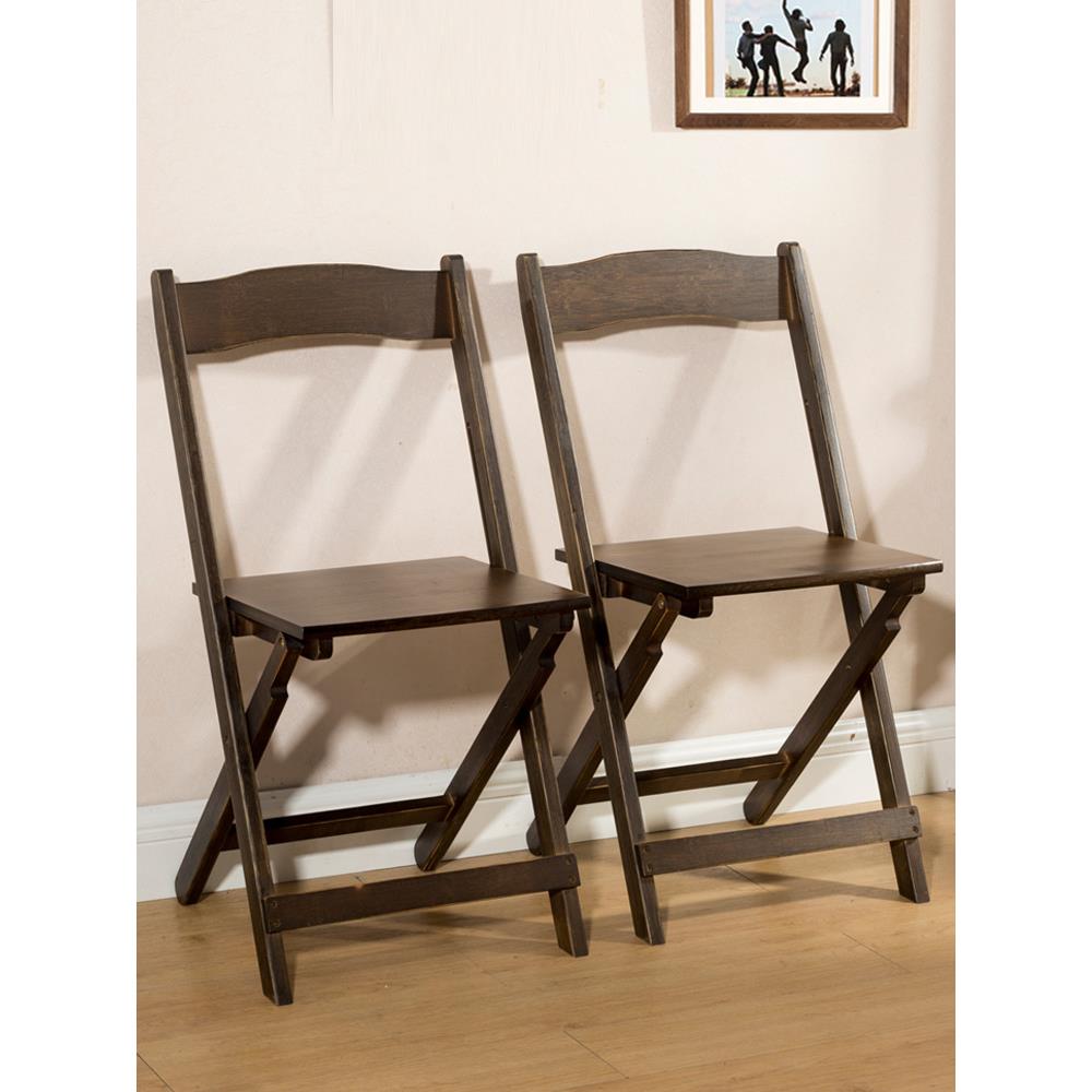 折叠椅凳子竹质小餐椅阳台家用便携户外休闲活动婚庆婚礼靠背椅子