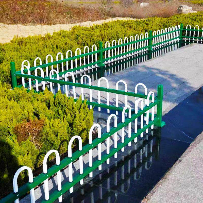 铁艺栅栏锌钢草坪护栏绿化带隔离栏户外栏杆花园花坛围栏市政园林