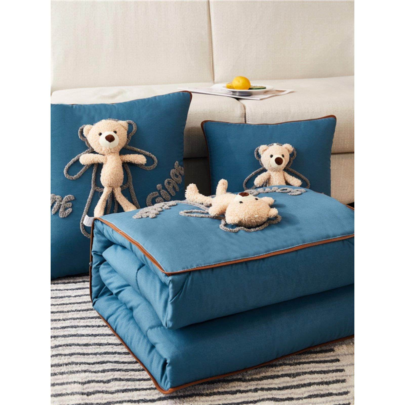 车载两用卡通午睡保暖韩式抱被抱枕被沙发空调被靠垫枕头被可爱礼,居家布艺,抱枕被,淘宝优惠券,粉丝福利购,淘宝优惠卷